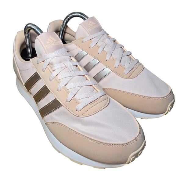 NEW Adidas Run 60s 3.0 Womens Classic Retro Fashion Sneakers Trainers Sz 7.5 - Picture 2 of 8